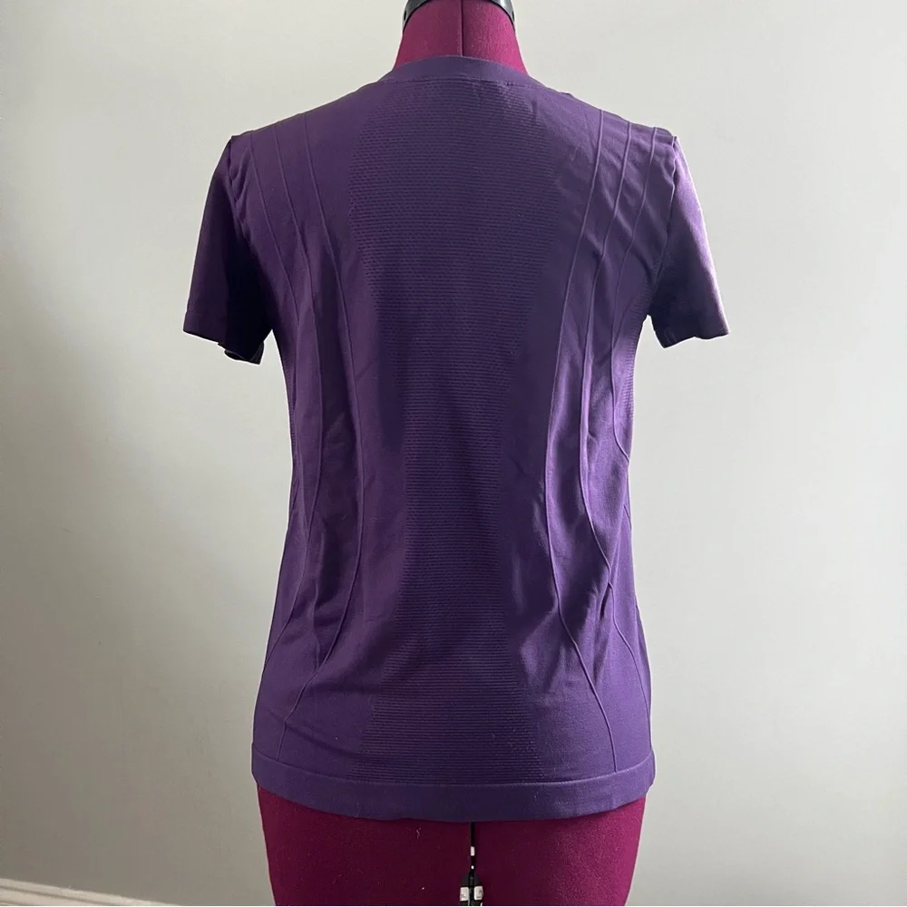 Champion C9 Purple Compression V-Neck Top, Small - Picture 3 of 8